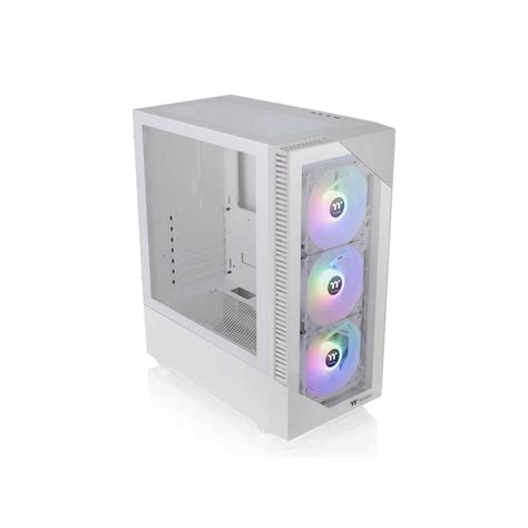 GABINETE THERMALTAKE VIEW 200 TEMPERED GLASS ARGB BLANCO RyR Computacion