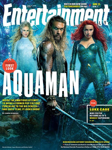 Aquaman Primeiras imagens do filme são reveladas Confira