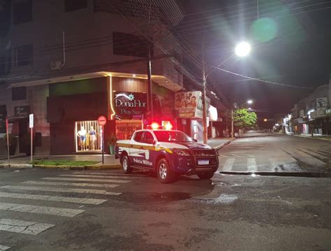 Policiamento Ostensivo Intensifica A O Na Rea Central De Tr S Lagoas