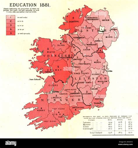 Map of ireland provinces hi-res stock photography and images - Alamy