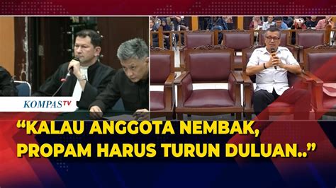 Eks Wakapolri Oegroseno Di Sidang Kasus Sambo Kalau Anggota Menembak