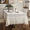 Amazon Patdrea Vintage White Lace Tablecloth Design Embroidered