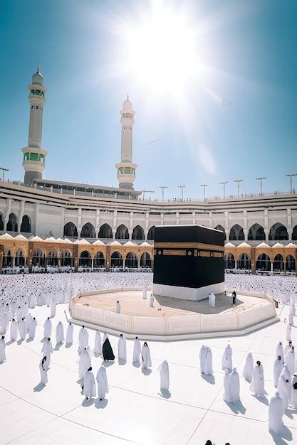 Premium Photo | View of 'Masjidil Haram' Mosque in Makkah city during ...