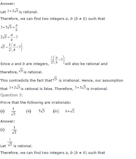 NCERT Solutions For Class 10th Maths Chapter 1 Real Numbers CBSE Tuts