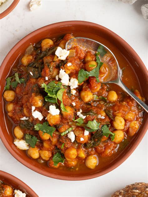 Moroccan Stewed Chickpeas Recipe Salima S Kitchen