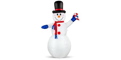 8 Snowman Blue Gloves