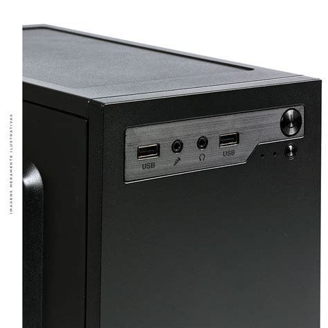 Gabinete C3Tech Micro ATX Fonte 200W Techno Space