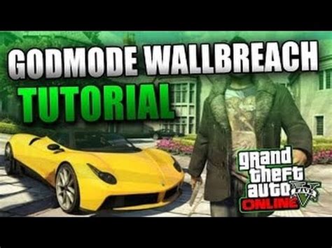 GTA 5 GOD MODE Glitches 1 32 SECRET LOCATION WALLBREACH GOD MODE GLITCH