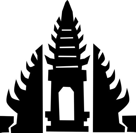 Clipart - Bali Temple