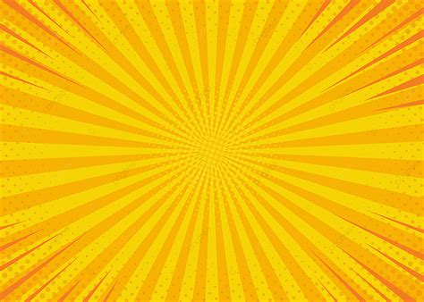 Bright And Beautiful Yellow Orange Pop Style Background Bright