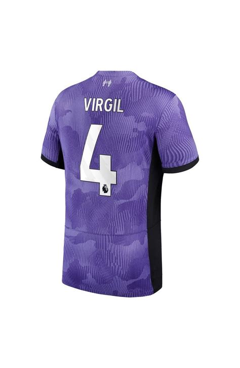 Nike Youth Nike Virgil van Dijk Purple Liverpool 2023/24 Third Stadium ...