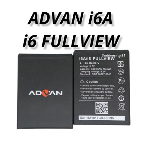 Jual Batre Advan I6A Advan I6 Fullview Advan I6A Full View Battery