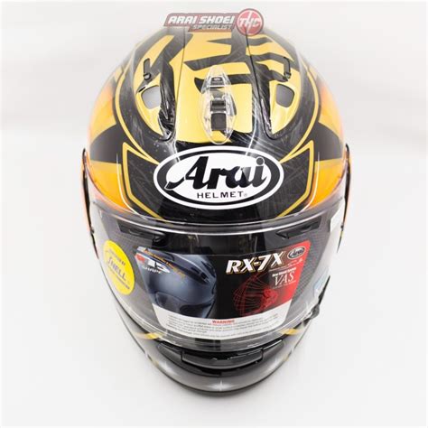 Jual Arai Rx X Pedrosa Samurai Spirit Gold Helm Original Made In Japan