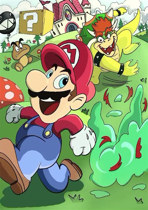 Artstation Super Mario Fan Art