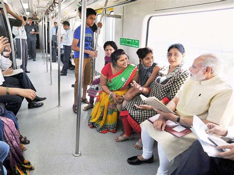 Pm Modi Inaugurates Delhi Metros Badarpur Faridabad Line Pm Modi Inaugurates Delhi Metros