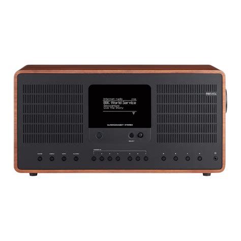 Revo SuperConnect Stereo DAB Internetradio Walnoot Zwart E