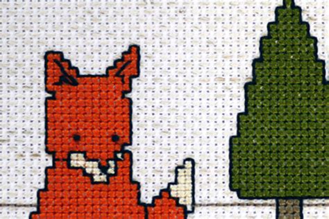 Diy Fox Cross Stitch Kit — Larudio