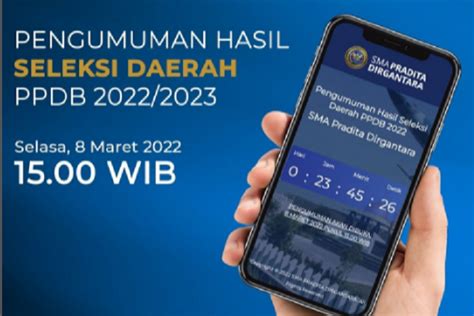 Link Pengumuman Sma Pradita Dirgantara Hasil Seleksi Daerah Cek