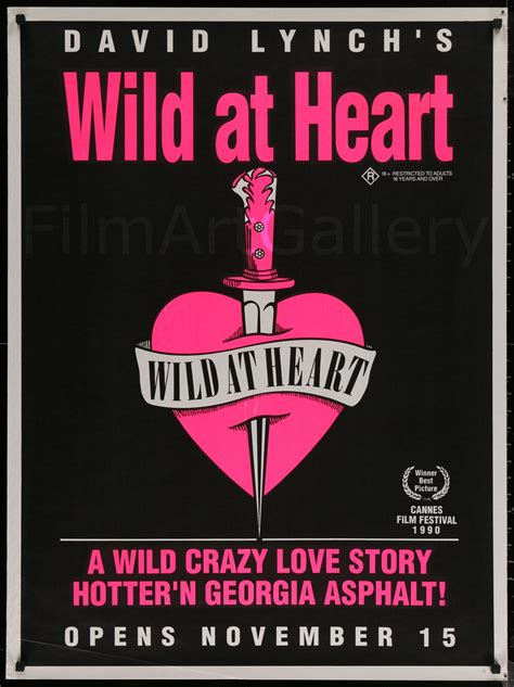 Wild at Heart Movie Poster 1990 30x40