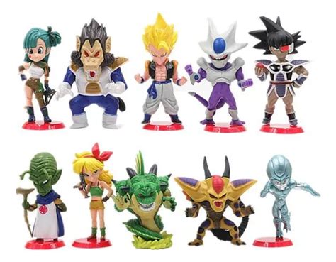 Set Figuras Dragon Ball Wcf 10 Pzas Coleccionables 7 9 Cm Envío Gratis