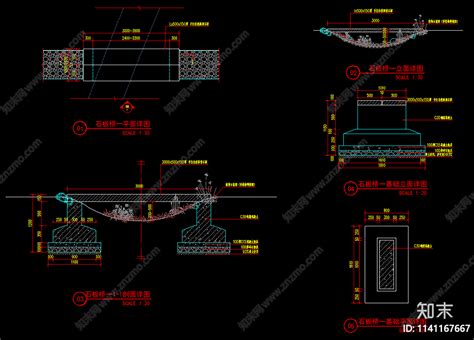 石板桥详图施工图下载【id1141167667】知末案例馆