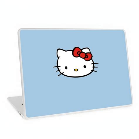 Unisex Hello Kitty Logo Laptop Skins, Cute Sanrio Laptop Skins sold by ...