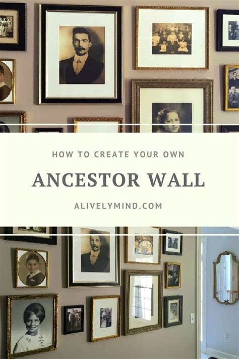 How To Create A Beautiful Ancestor Wall In Just A Few Easy Steps