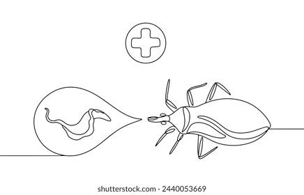 Triatomine Bug Which Causes Chagas Disease Stock Vector (Royalty Free) 2440053669 | Shutterstock