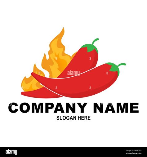 Red Hot Chili Pepper Red Hot Chili Logo Designs Concept Vector Spicy Pepper Logo Designs