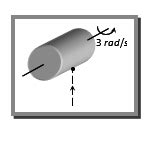 Solved A Solid Cylinder Of Mass Kg And Radius M Is Rotati Self