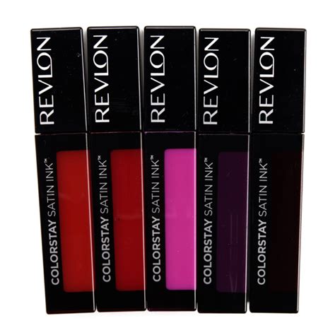 Revlon ColorStay Satin Ink Liquid Lipstick Swatches