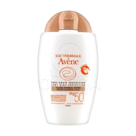 Avene Tinted Mineral Fluid Spf50 Αντηλιακή Κρέμα Προσώπου με Χρώμα 40ml