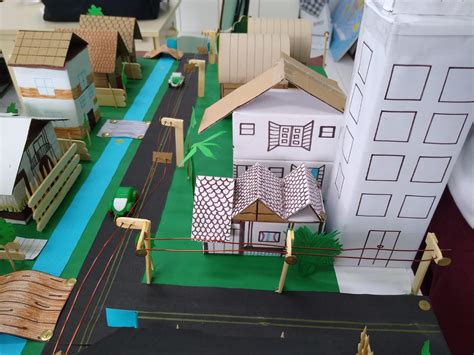 Maquete De Rua Simples - Maquete De Bairro Simples - RETOEDU