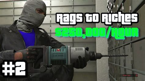 RAGS TO RICHES SERIES EP2 GTA 5 EXPANDED ENHANCED FLEECA HEIST