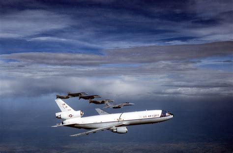 Air To Air View Of An Air Mobility Command S Kc Extender In