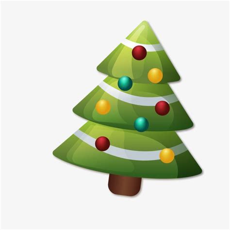 Cartoon Christmas Tree PNG Picture, Cartoon Christmas Tree Vector ...