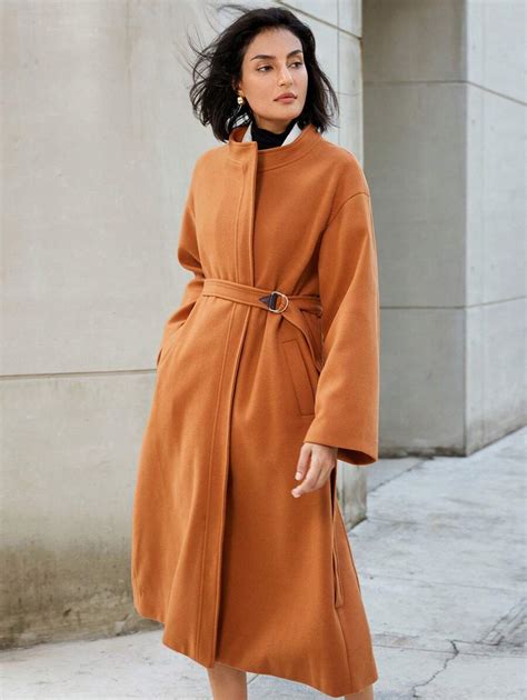 Aveloria Modichic French Chic Retro Collarless Women Autumn Long Coat