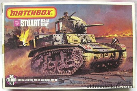 Matchbox Two M A Stuart Honey Tank With Diorama Display Base Pk