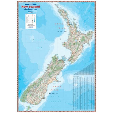 AOTEAROA NEW ZEALAND MAP - Qizzle