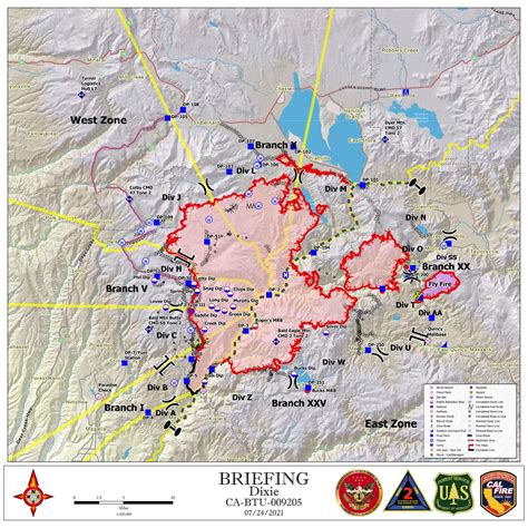 Dixie Fire Map