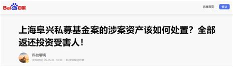 重磅！“阜兴系”案宣判华闻集团追回13亿投资款没有任何悬念！咪也是了快 淘股吧