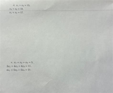 solved  find  augmented matrix   system  linear cheggcom