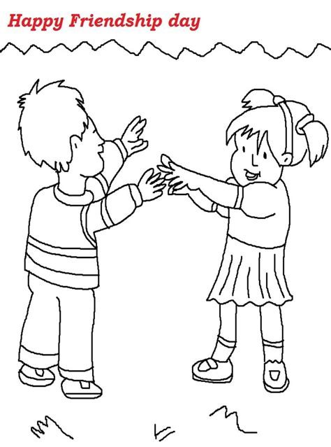 Hudtopics: Friendship Coloring Pages For Kids