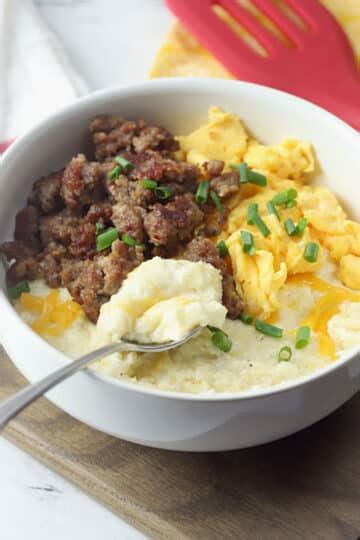 Grits Breakfast Bowl - The Toasty Kitchen