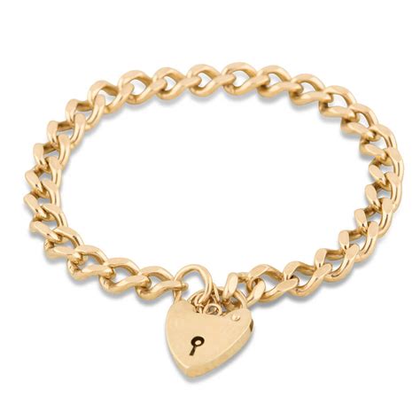 Second Hand 9ct Gold Charm Bracelet Rh Jewellers