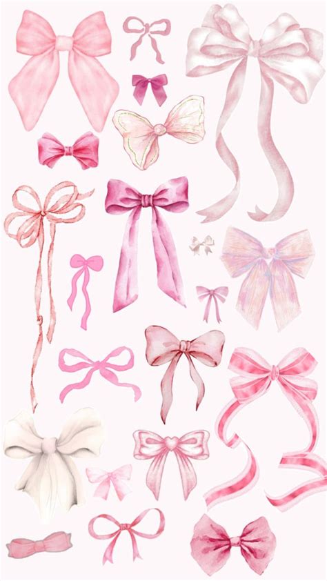 Bow Collage Wallpaper