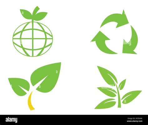 Environmental Conservation Symbols Stock Vector Image And Art Alamy