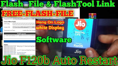 Jio F120B Hang On Logo Problem LYF Jio F320b Automatic Restart