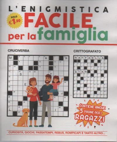 L Enigmistica Facile Per La Famiglia N Bimestrale Luglio