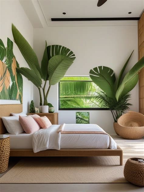 tropical themed bedroom design   relaxing bedroom  india shopinroom